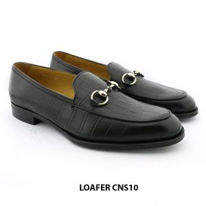 [Outlet] Giày lười nam da bò vân cá sấu loafer CNS10 003