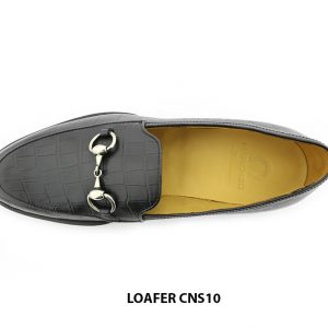 [Outlet] Giày lười nam da bò vân cá sấu loafer CNS10 002