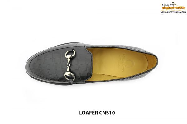 [Outlet] Giày lười nam da bò vân cá sấu loafer CNS10 002
