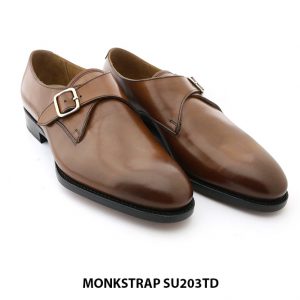 [Outlet Size 43] Giày da nam chính hãng Monkstrap SU203TD 012