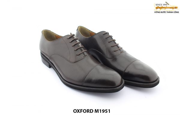 [Outlet size 39] Giày da nam đế may chỉ Oxford M1951 0011