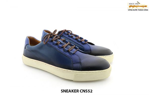 [Outlet size 42] Giày da Sneaker nam đế bằng CNS52 005