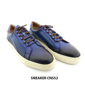 [Outlet size 42] Giày da Sneaker nam đế bằng CNS52 003