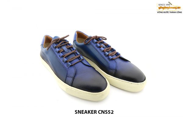 [Outlet size 42] Giày da Sneaker nam đế bằng CNS52 003