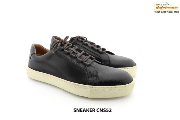 [Outlet size 42] Giày da Sneaker nam đế bằng CNS52 007