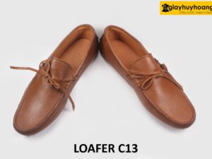 Giày lười nam da hột buộc dây Loafer C13 0010