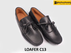 Giày lười nam da hột buộc dây Loafer C13 008