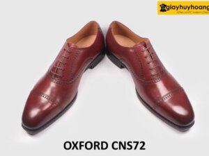 [Size 42] Giày da nam hàng hiệu chính hãng Captoe Oxford CNS72 004