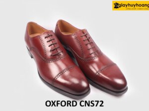 [Size 42] Giày da nam hàng hiệu chính hãng Captoe Oxford CNS72 003