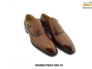 [Outlet size 41] Giày da nam 1 khoá Single Monkstrap ORC19 003