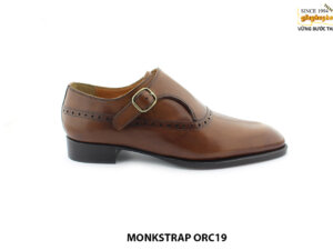 [Outlet size 41] Giày da nam 1 khoá Single Monkstrap ORC19 001