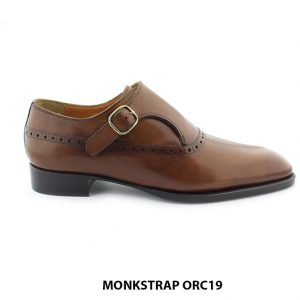 [Outlet size 41] Giày da nam 1 khoá Single Monkstrap ORC19 001