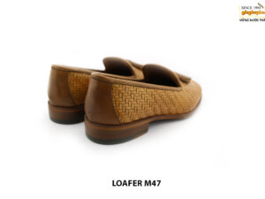 [Outlet Size 41+39+43] Giày lười nam da đan thoáng mát Loafer M47 005