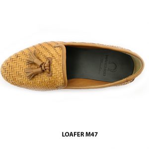 [Outlet Size 41+39+43] Giày lười nam da đan thoáng mát Loafer M47 002
