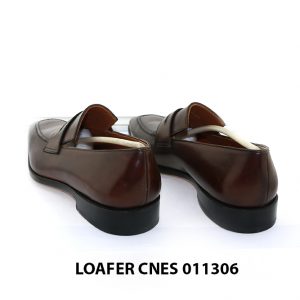 [Outlet Size 40] Giày lười nam màu nâu Loafer 11306 004