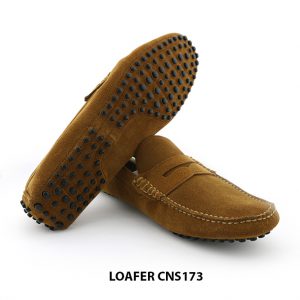 [Outlet Size 44] Giày da lộn nam loafer CNS173 004