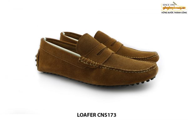[Outlet Size 44] Giày da lộn nam loafer CNS173 003