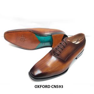 [Outlet Size 42+46] Giày da nam formd dáng đẹp Oxford CNS93 001
