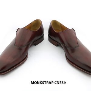 [Outlet Size 41] Giày da nam cao cấp đế da Monkstrap CNES9 004