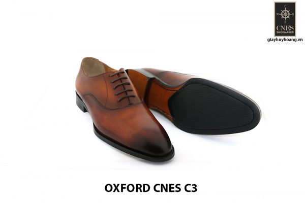 [Outlet size 43] Giày tây nam mũi trơn cao cấp Oxford C3 003