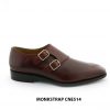 [Outlet Size 41] Giày da cao cấp cho nam Monkstrap CNES14 001