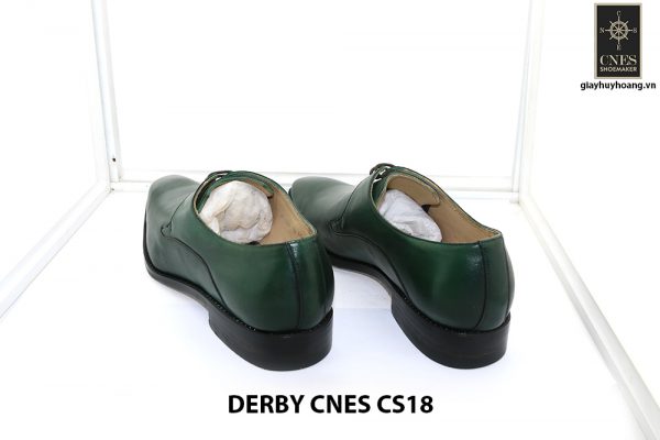 [Outlet Size 41] Giày tây nam màu xanh lá Derby CNS18 004