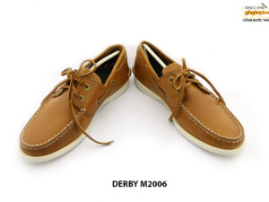 [Outlet] Giày da nam Derby đế bằng thoải mái M2006 012