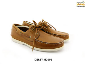 [Outlet] Giày da nam Derby đế bằng thoải mái M2006 011