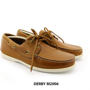 [Outlet] Giày da nam Derby đế bằng thoải mái M2006 011