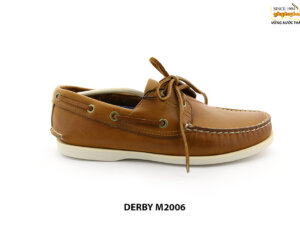 [Outlet] Giày da nam Derby đế bằng thoải mái M2006 001