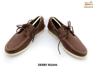 [Outlet] Giày da nam Derby đế bằng thoải mái M2006 008