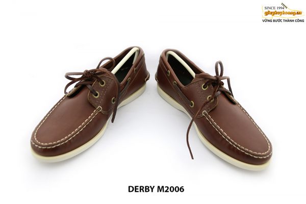 [Outlet] Giày da nam Derby đế bằng thoải mái M2006 008