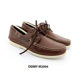 [Outlet] Giày da nam Derby đế bằng thoải mái M2006 006