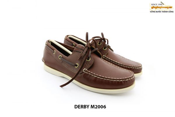 [Outlet] Giày da nam Derby đế bằng thoải mái M2006 006