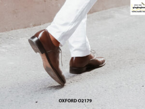 Giày tây nam cổ điển màu nâu Oxford O2179 005