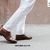 Giày tây nam cổ điển màu nâu Oxford O2179 001