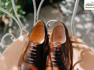 Giày da nam captoe sáng tạo Oxford O2181 004