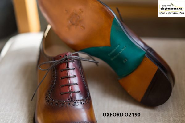 Giày da nam thủ công Việt nam Oxford O2190 006