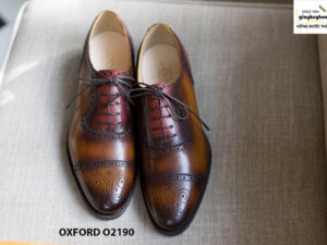 Giày da nam thủ công Việt nam Oxford O2190 001
