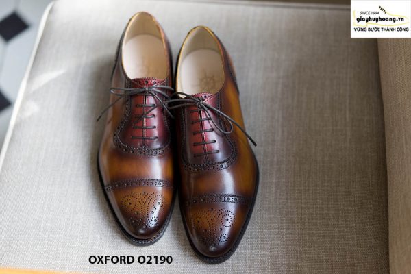 Giày da nam thủ công Việt nam Oxford O2190 001