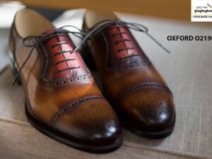 Giày da nam thủ công Việt nam Oxford O2190 003