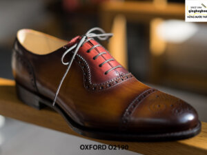 Giày da nam thủ công Việt nam Oxford O2190 002