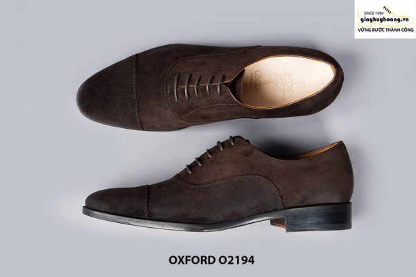 Giày nam da lộn đẹp Oxford O2194 004