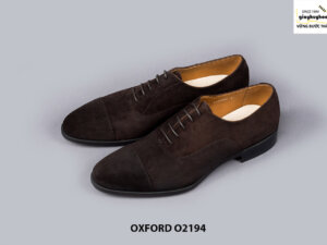 Giày nam da lộn đẹp Oxford O2194 003