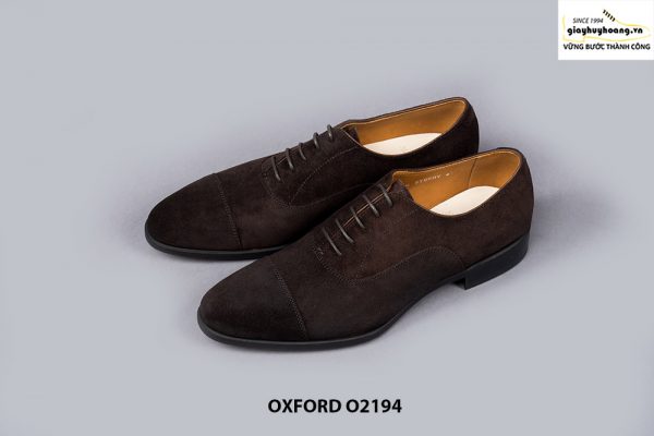Giày nam da lộn đẹp Oxford O2194 003