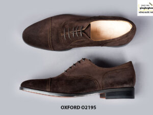 Giày tây nam da lộn công sở Oxford O2195 004