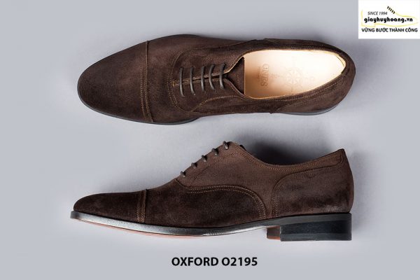 Giày tây nam da lộn công sở Oxford O2195 004
