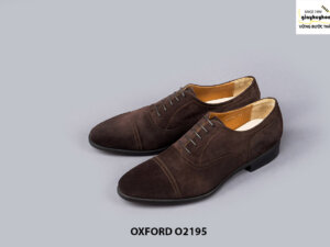 Giày tây nam da lộn công sở Oxford O2195 003