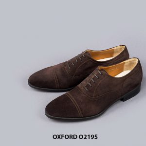 Giày tây nam da lộn công sở Oxford O2195 003