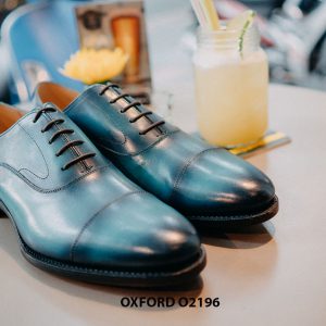 Giày tây nam đánh màu Patina Oxford O2196 003